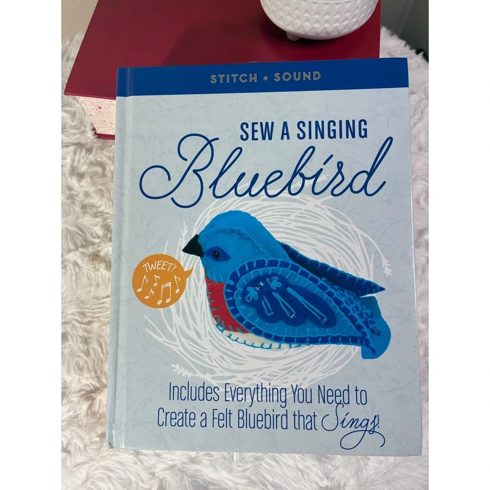 Stitch + Sound Sew a Singing Bluebird Felt Craft Kit with Sound Box New